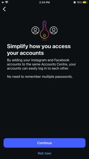 The profile showing the Professional Dashboard button